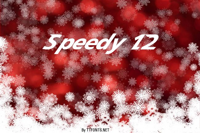 Speedy 12 example